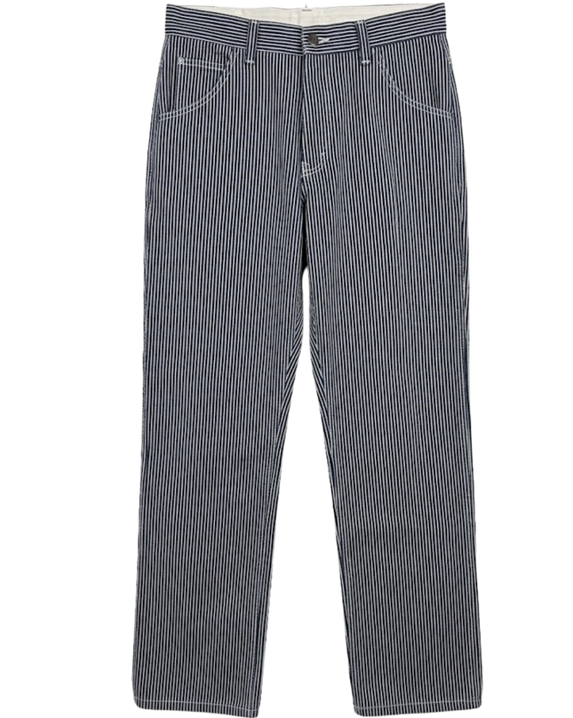 Carhartt WIP Blue Hickory Stripe Single Knee Workwear Pants