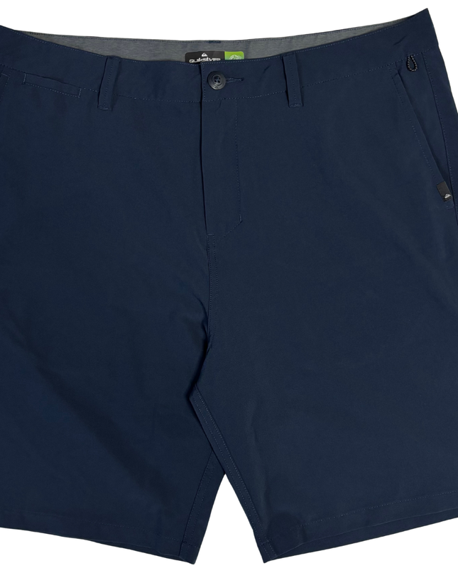 Quiksilver Navy Blue Amphibian Performance Hybrid Shorts