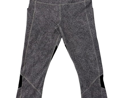 Lululemon Grey Textured Cropped Leggings