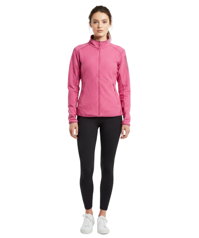 ARCTERYX Pink Delta LT Grid Fleece Full-Zip Jacket