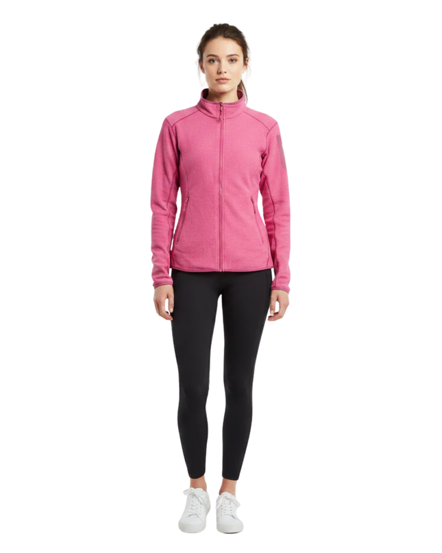 ARCTERYX Pink Delta LT Grid Fleece Full-Zip Jacket