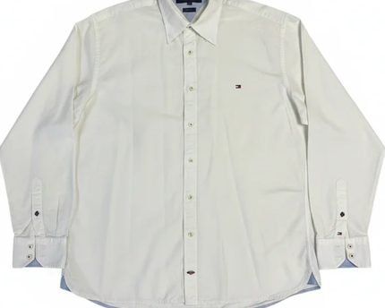 Tommy Hilfiger Cream Classic Long Sleeve Shirt