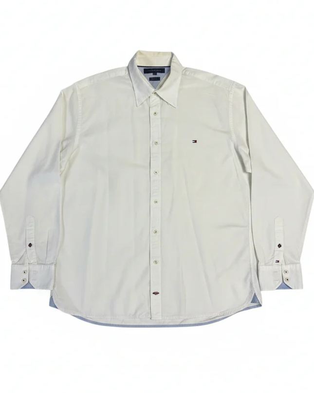 Tommy Hilfiger Cream Classic Long Sleeve Shirt