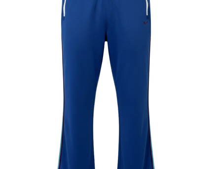 Nike Blue Mesh Snap-Button Athletic Track Pants