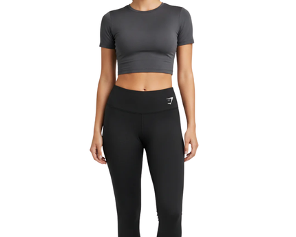 Gymshark Black High-Waisted Performance Training Leggings