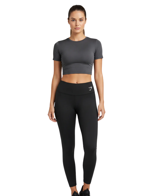 Gymshark Black High-Waisted Performance Training Leggings