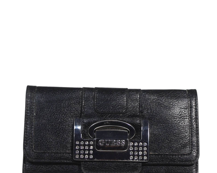 Guess Black Rhinestone Embellished Wallet