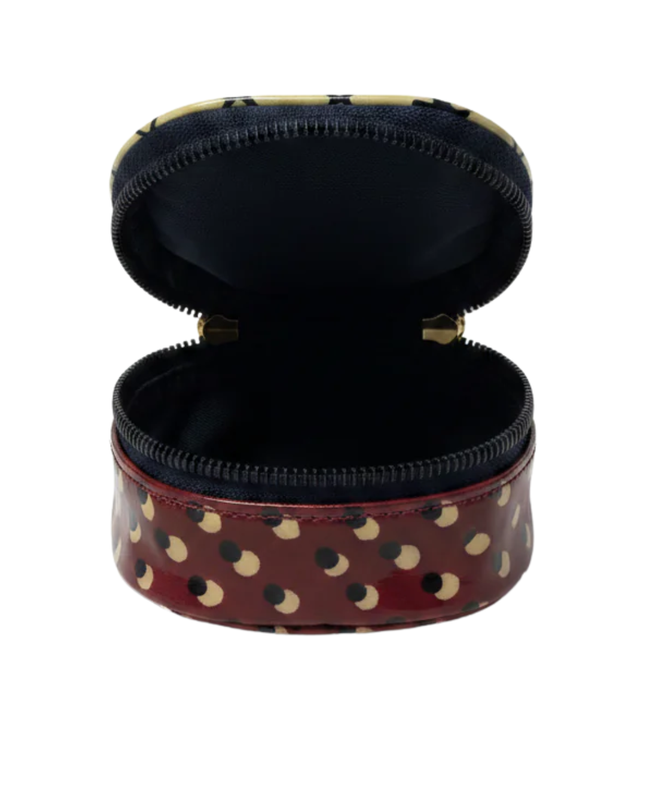 Tory Burch Multicolor Patterned Zip-Around Mini Pouch