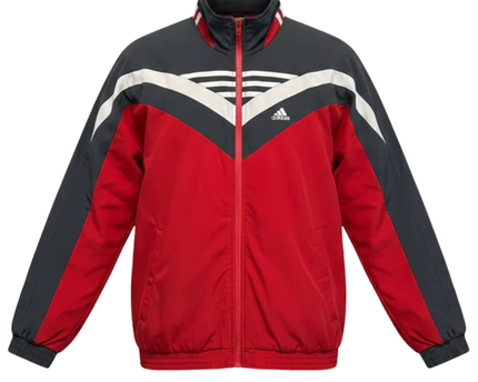 Adidas Red Striped Sports Jacket