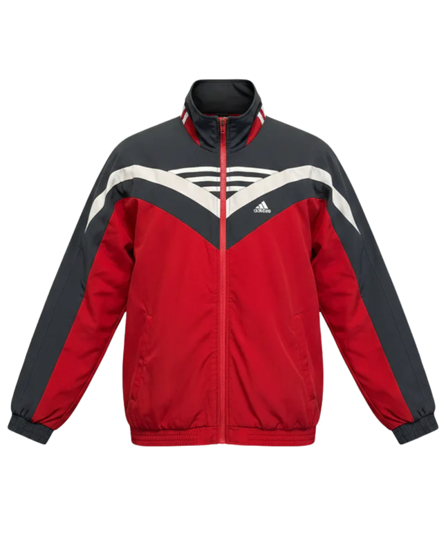 Adidas Red Striped Sports Jacket
