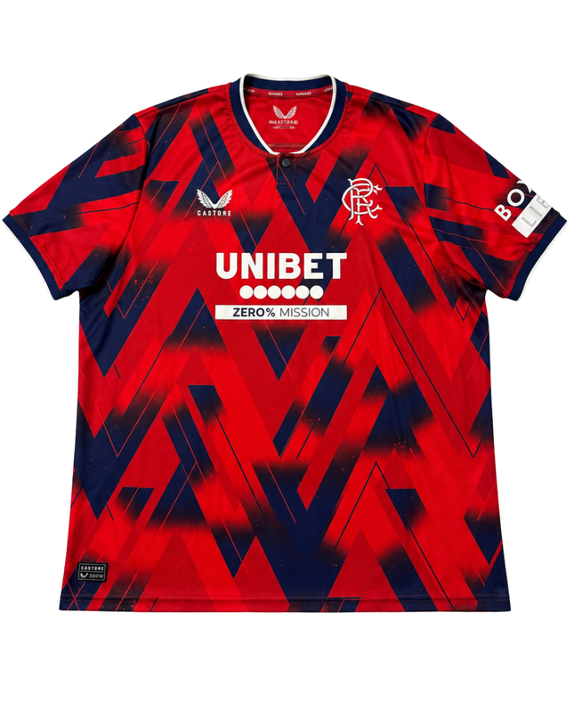 Castore Red Rangers FC Pre-Match Graphic Jersey
