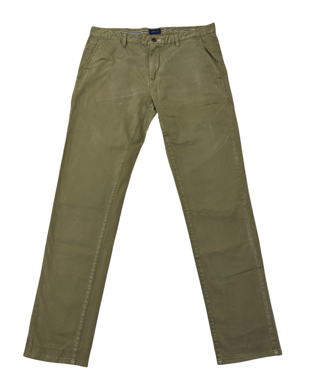 Gant Olive Molsey Extra Slim Chino Pants