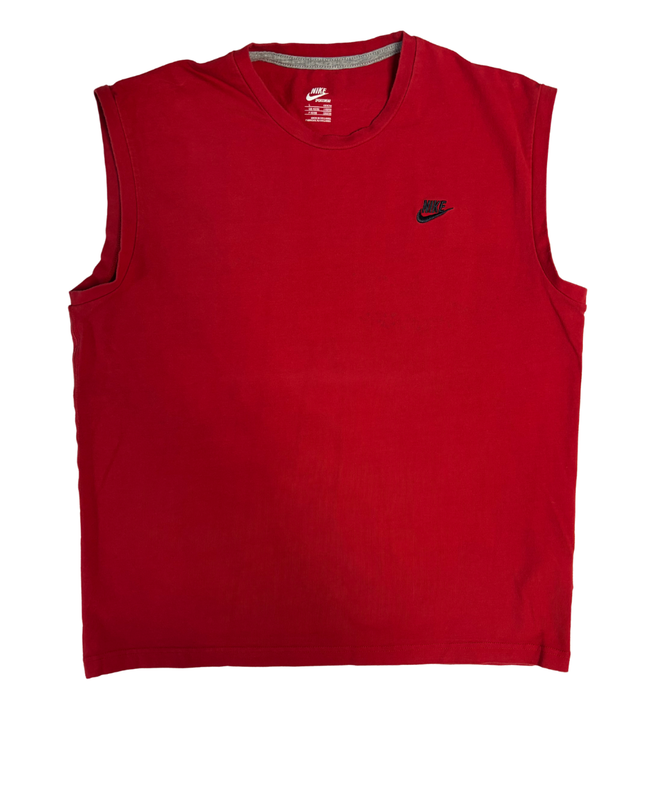 Nike Red Sportswear Sleeveless Tank Top