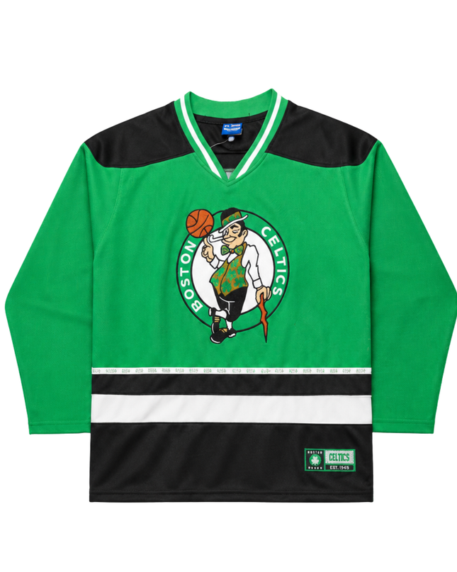 Ultra Game Green Boston Celtics Hockey Style Jersey