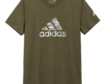 Adidas Olive Camo Logo T-Shirt W/Tags