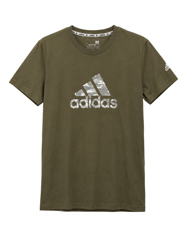 Adidas Olive Camo Logo T-Shirt W/Tags