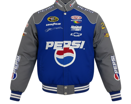 Reworked Blue Jeff Gordon Pepsi NASCAR Racing Jacket