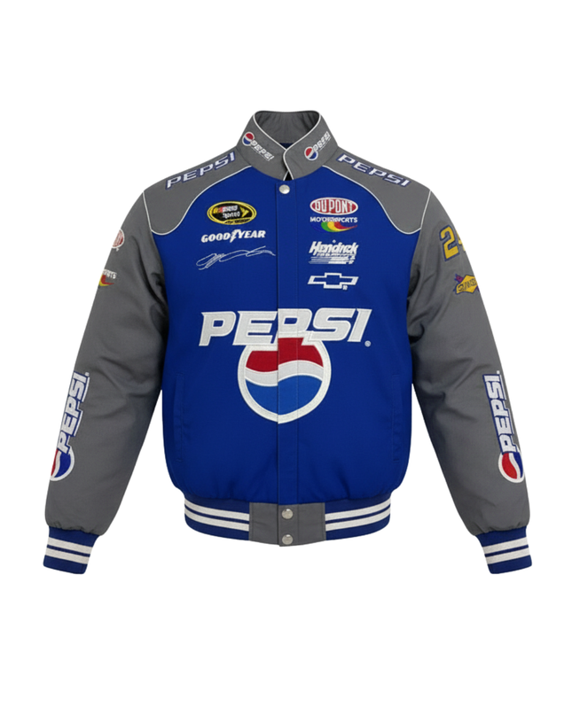 Reworked Blue Jeff Gordon Pepsi NASCAR Racing Jacket