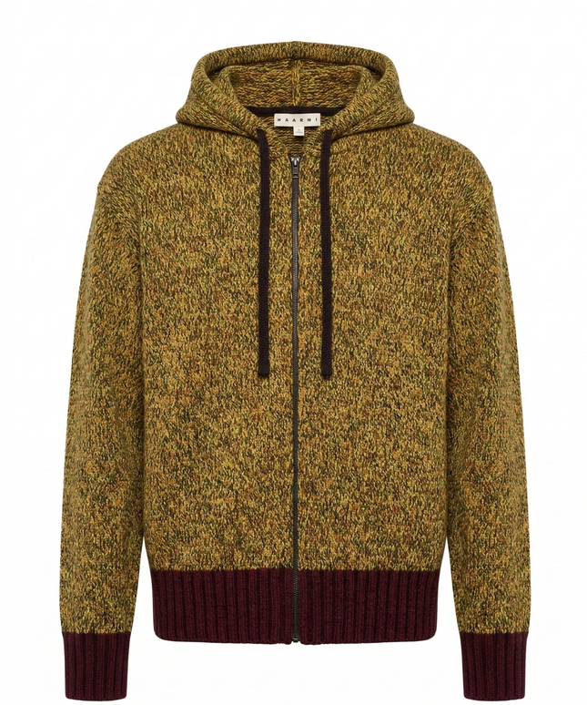 Uniqlo x Marni Multicolor Knitted Full-Zip Hoodie