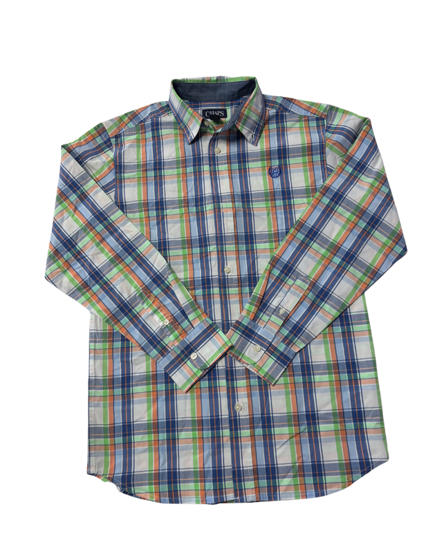 Chaps Multicolor Plaid Button-Down Shirt