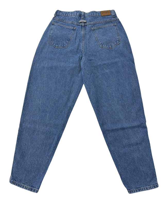 Brittania Blue High-Waisted Tapered Leg Vintage Jeans