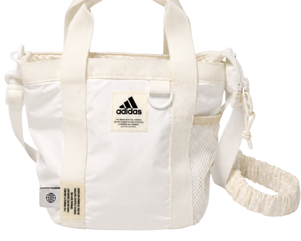 Adidas White Mini Tote Crossbody Bag