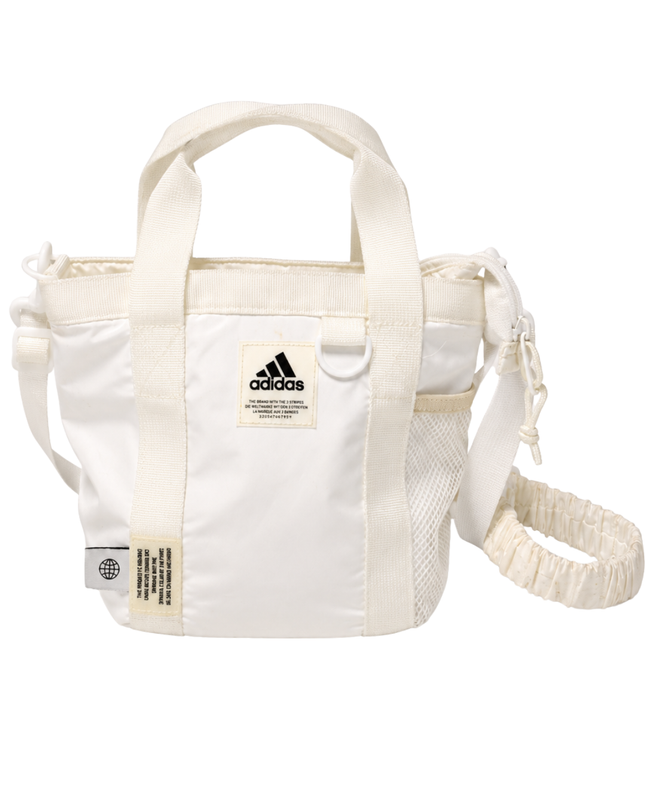 Adidas White Mini Tote Crossbody Bag