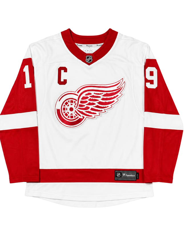 Fanatics White Detroit Red Wings Steve Yzerman NHL Jersey