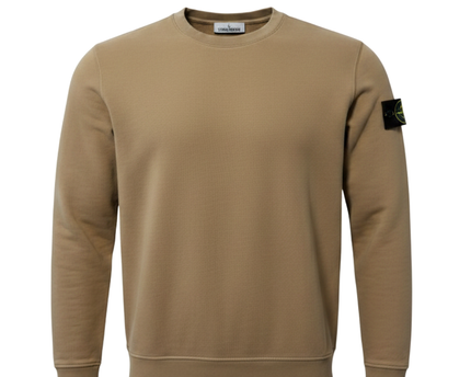 Stone Island Tan Crewneck Sweatshirt