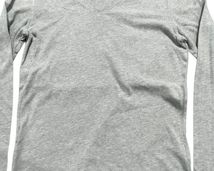 Carhartt Grey Relaxed Fit Long Sleeve V-Neck T-Shirt
