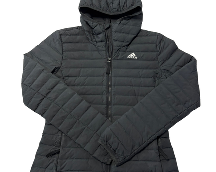 Adidas Black Hooded Puffer Down Jacket