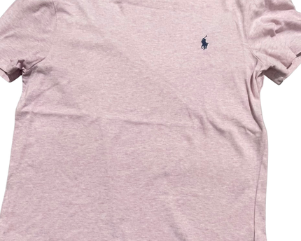 Polo Ralph Lauren Custom Slim Fit Pink Heather T-Shirt