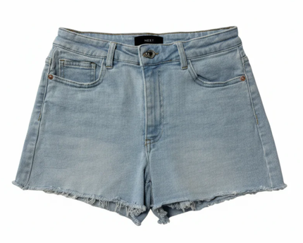 Next Light Blue Denim Cut-Off Shorts
