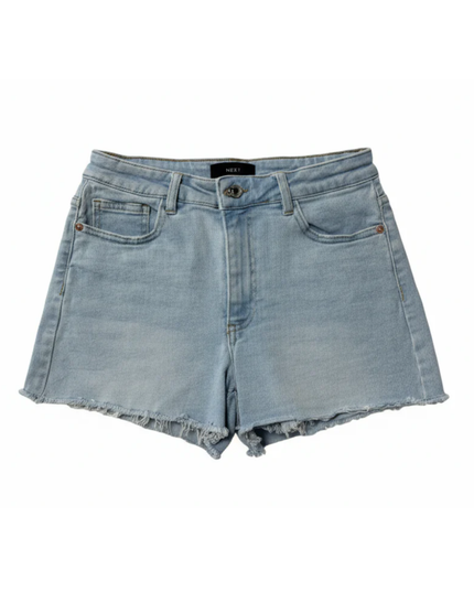 Next Light Blue Denim Cut-Off Shorts