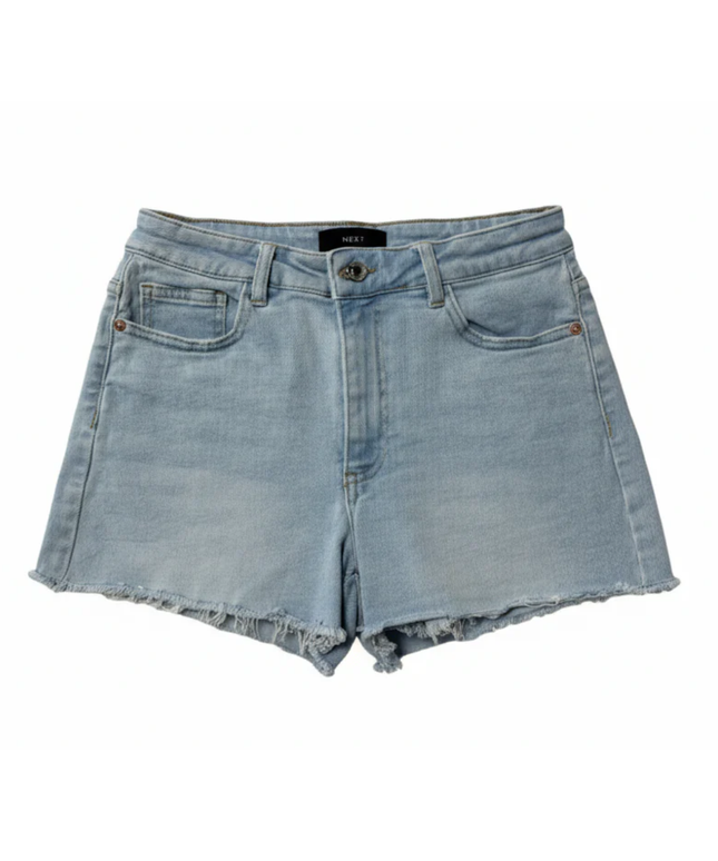 Next Light Blue Denim Cut-Off Shorts