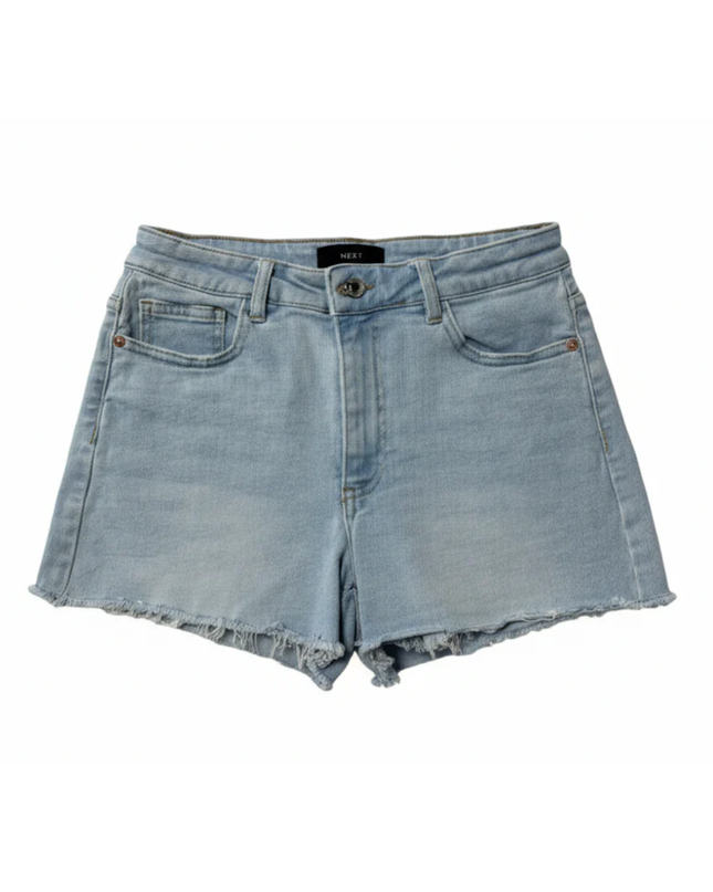 Next Light Blue Denim Cut-Off Shorts