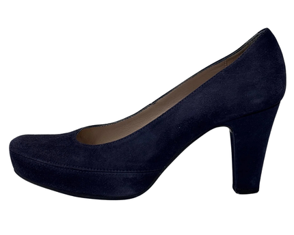 Unisa Navy Suede Platform Heels W/Box