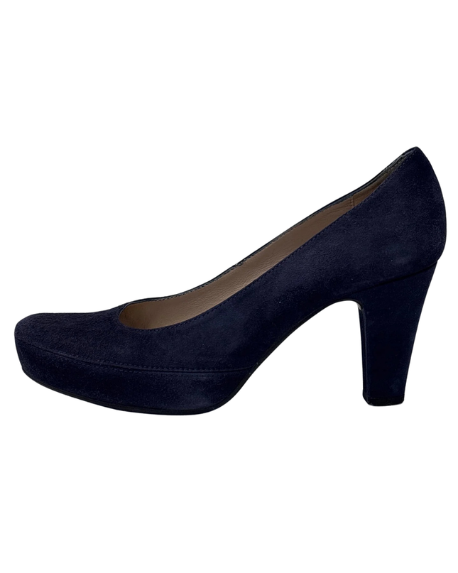 Unisa Navy Suede Platform Heels W/Box