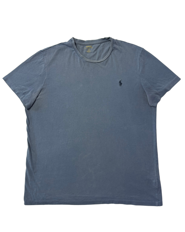 Ralph Lauren Blue Custom Fit Crewneck T-Shirt