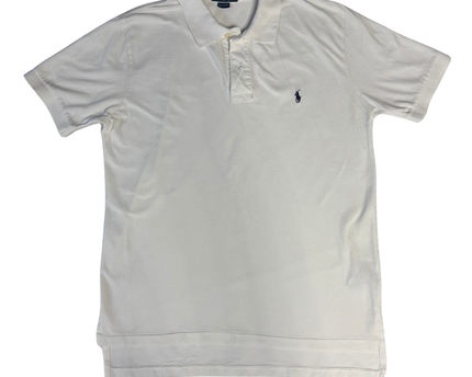 Polo Ralph Lauren White Short Sleeve Cotton Polo Shirt