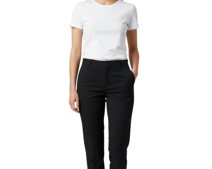 Zara Black Tailored Straight-Leg Trousers