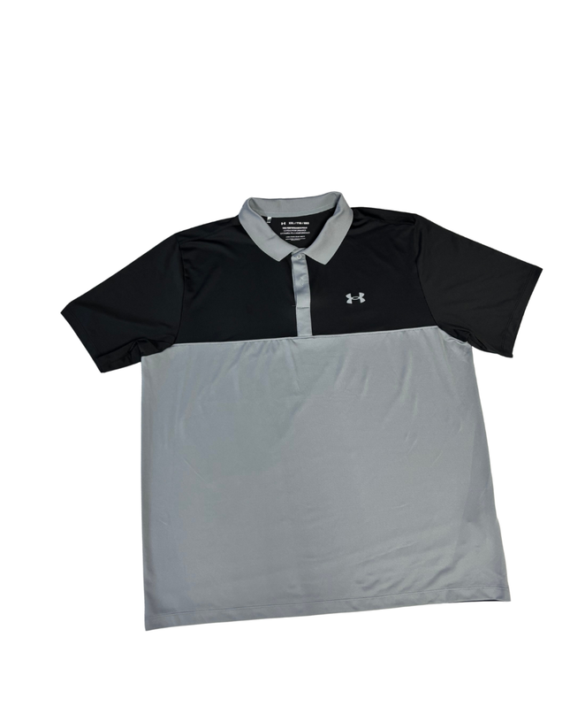 Under Armour Black/Grey Men's Performance Sports Polo