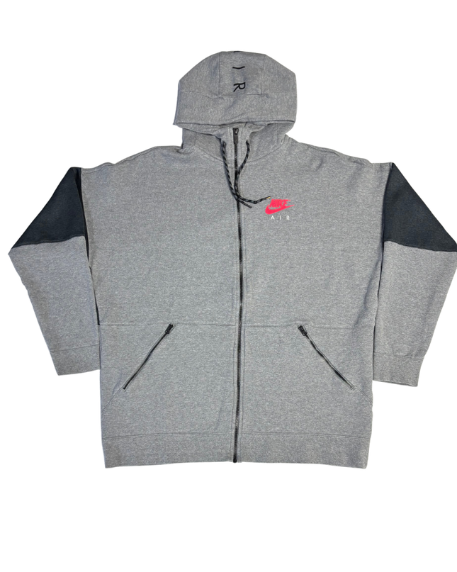 Nike Grey Air Full-Zip Hooded Sweatshirt