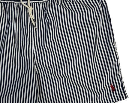 Polo Ralph Lauren Navy Blue/White Striped Swim Shorts
