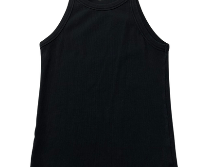Auguste Black Ribbed Racerback Tank Top