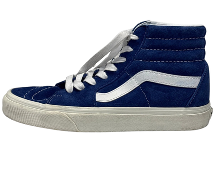 Vans Blue Suede High Top Sneakers