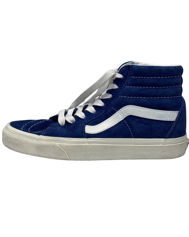 Vans Blue Suede High Top Sneakers