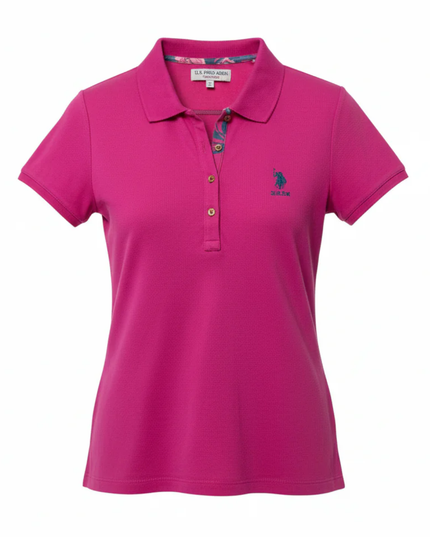 U.S. Polo Assn. Pink Short Sleeve Polo Shirt