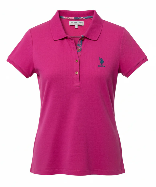U.S. Polo Assn. Pink Short Sleeve Polo Shirt