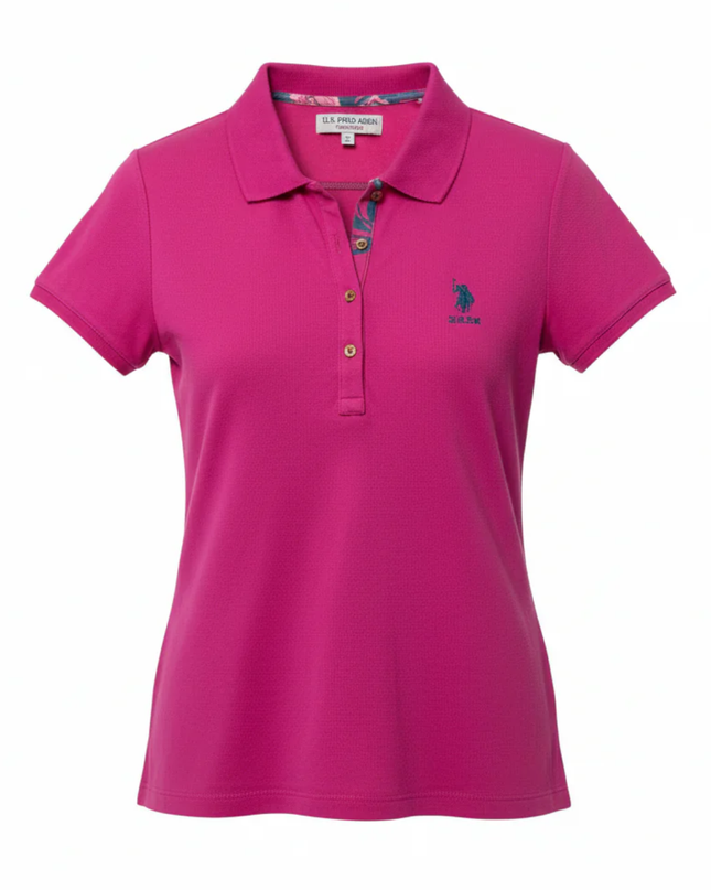 U.S. Polo Assn. Pink Short Sleeve Polo Shirt